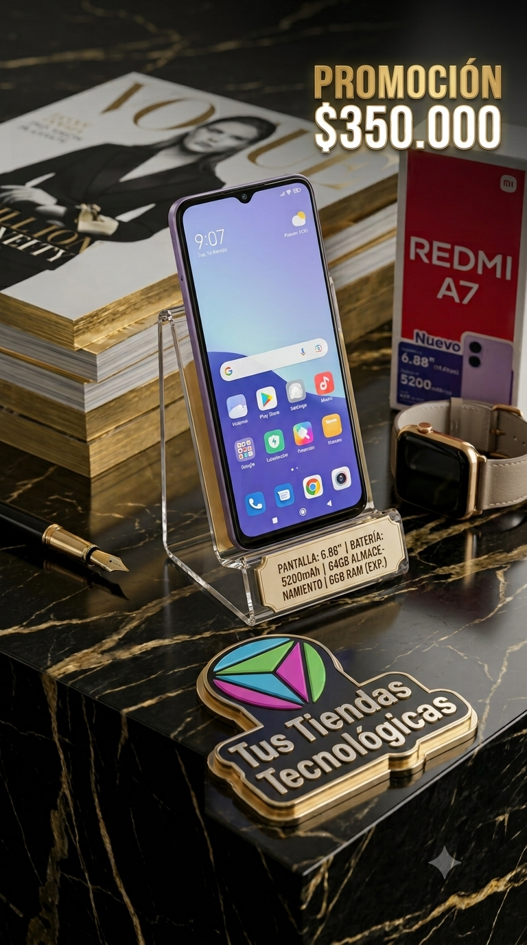 Redmi A7 64GB en promoción a $350.000